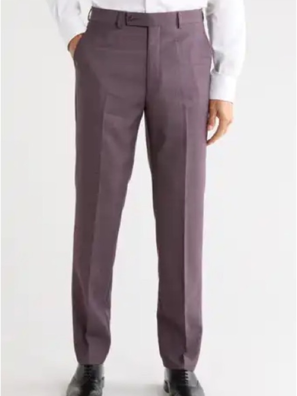 Calvin Klein Purple Flat-Front Dress Pants • 39W